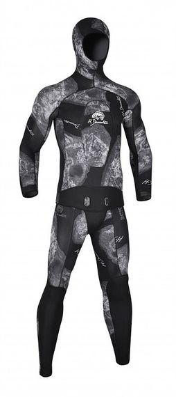 Куртка гидрокостюма H.Dessault (C4 Carbon) Black Side 7 мм