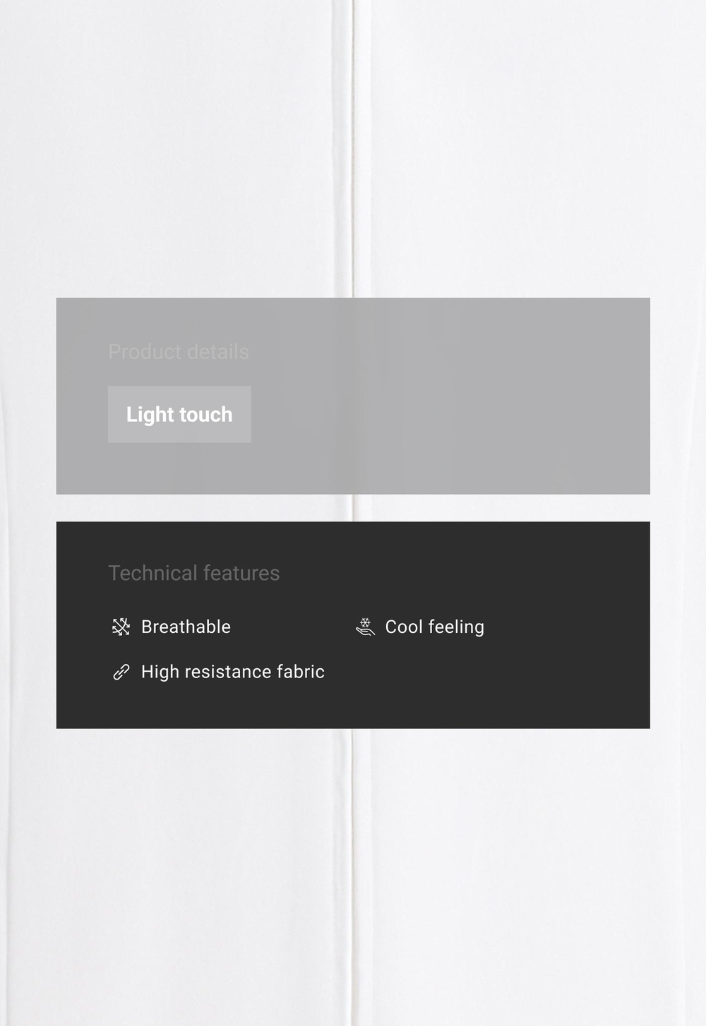Oysho Куртка Short Light Touch, белый