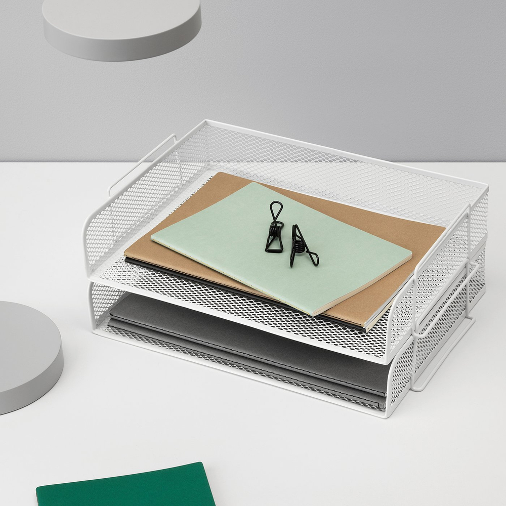 IKEA DRÖNJÖNS  (ИКЕА ДРЁНЙЁНС)  -  Лоток для писем — белый