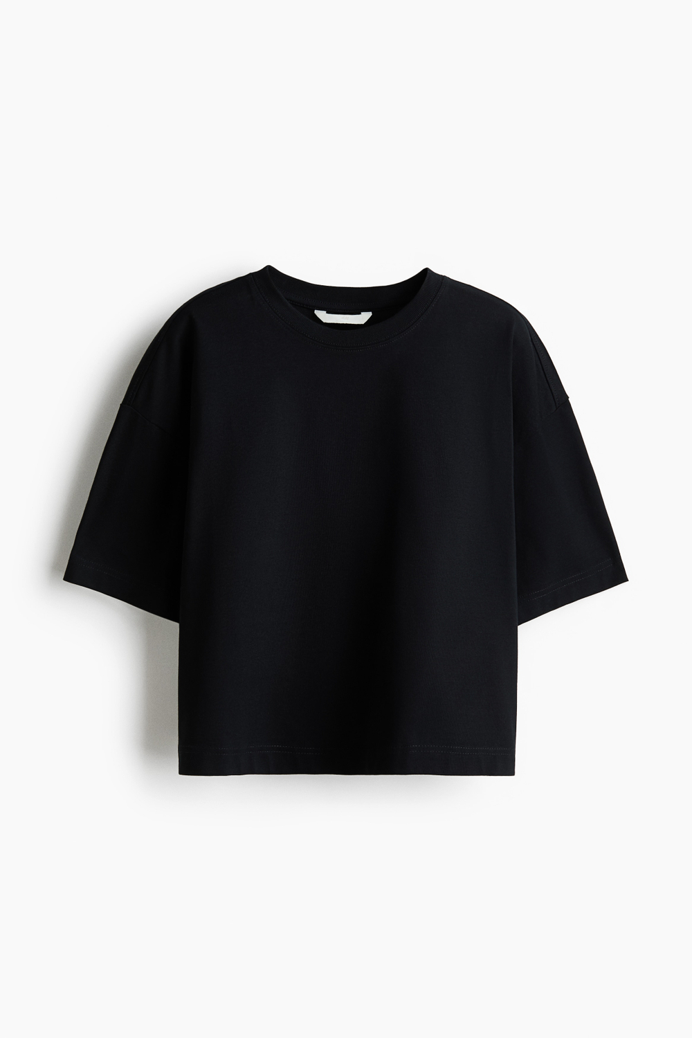 Короткая широкая футболка - H&M