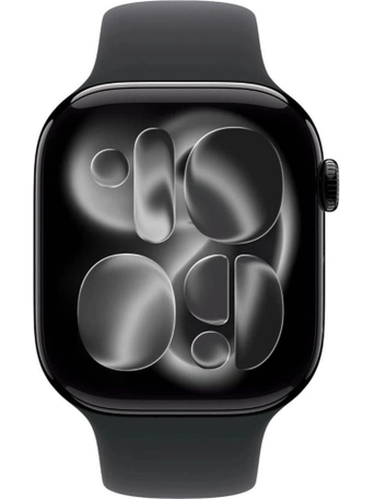 Умные часы Apple Watch S11 GPS 42 мм Jet Black Aluminium Case with Black Sport Band - S/M