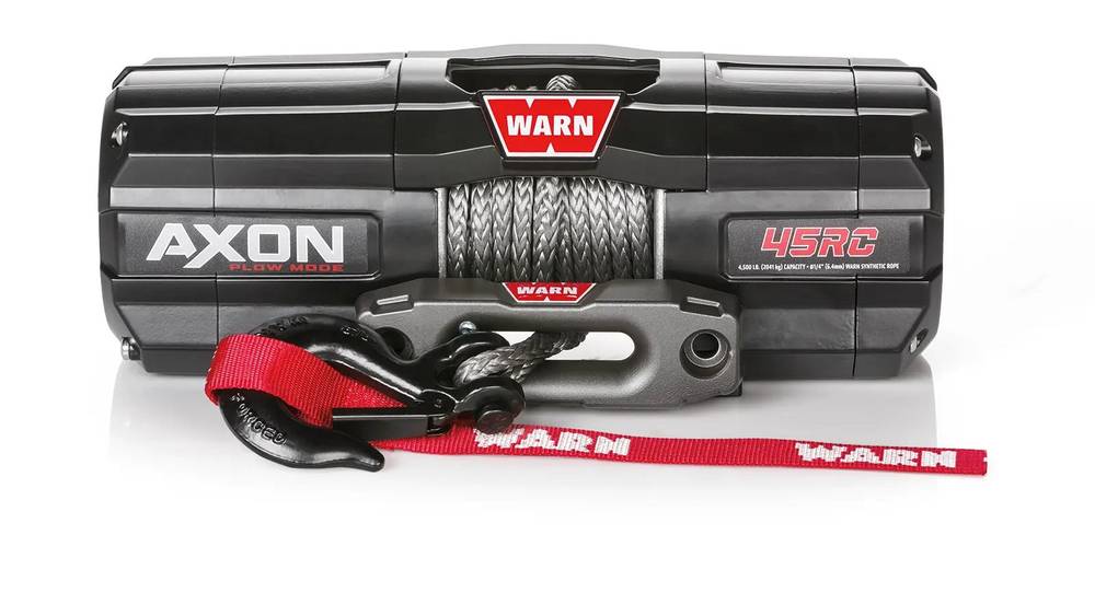 Лебедка WARN AXON 45RC с режимом отвала, синтетический трос — фото 1
