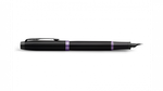 Перьевая ручка Parker IM Vibrant Rings Flame Amethyst Purple, перо:F/M, цвет чернил: blue, в подарочной упаковке.