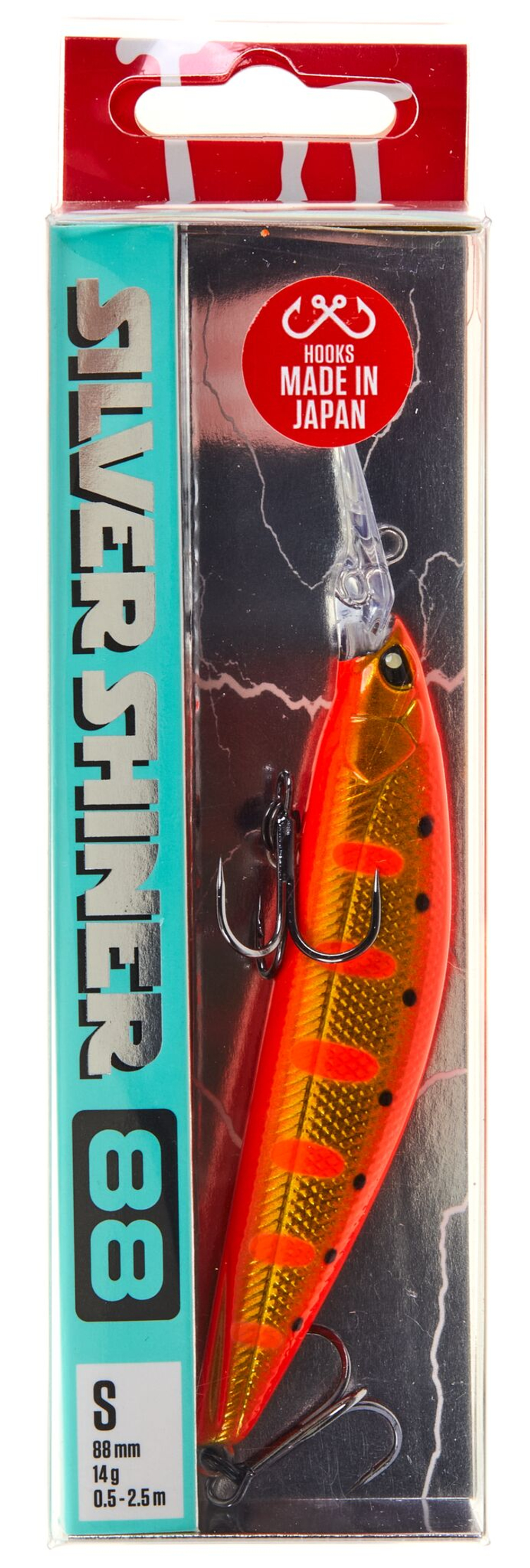 Воблер тонущ. LJ Pro Series SILVER SHINER S 08.80/105