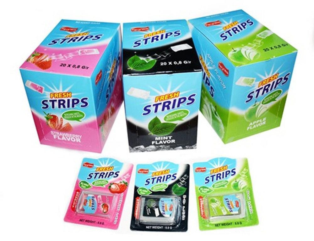 Пастилка тающая Fresh strips 20шт*0,8гр