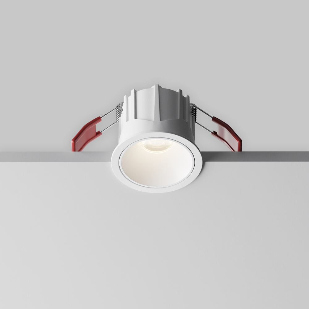 Встраиваемый светодиодный светильник Maytoni Alfa LED DL043-01-10W4K-RD-W-1