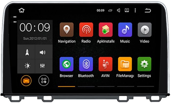 Магнитола для Honda CR-V 2017+ - AIROC 2K RX-1914 Android 13, Быстрая, QLed+2K, CarPlay, SIM-слот