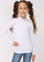 Водолазка для девочек "Менди-1" р-р 146, белый (Ивашка)