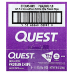 Quest Nutrition, Протеиновые чипсы по типу тортильи, загруженный тако, 8 пакетиков по 32 г (1,1 унции)