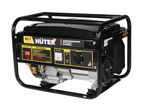 Портативный бензогенератор HUTER DY4000L - [3 кВт / 220V]