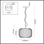 4754/1 ODL Подвес E27 60Вт 220В IP20 PENDANT