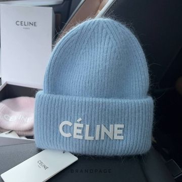 Шапка голубая от Celine BP5-453235