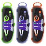 Готовальня 2 предмета Berlingo Optimum, пластиковый футляр, в ассортименте, 1шт.
