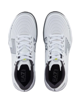 Теннисные кроссовки EA7 Unisex Woven Sneaker Clay - white/asphalt