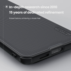 Чехол от Nillkin c поддержкой MagSafe для Samsung Galaxy S25 Edge, серия Super Frosted Shield Pro Magnetic Case