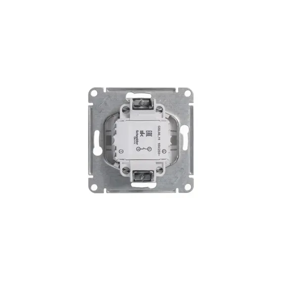 Выключатель одноклавишный Systeme Electric Glossa Белый GSL000111