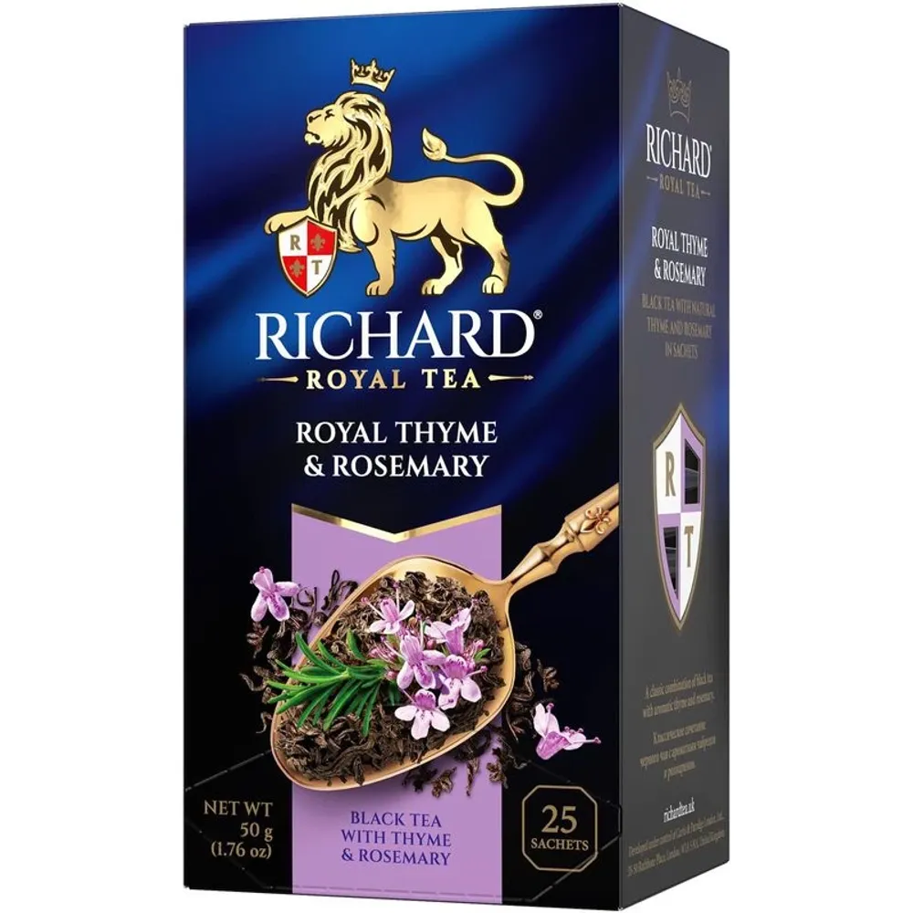 Чай Richard Royal Thyme & Rosemary/Королевский чабрец и размарин 200г