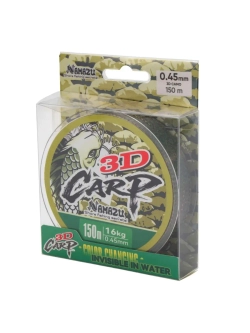 Леска 3D Carp, L-150 м, d-0,45 мм 3D Camo