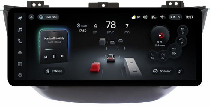 Магнитола для Hyundai Tucson 3 2015-2018 (без штатной КЗВ, рамка черная) - Teyes CC4PRO монитор 12.3" 2K QLED + рамка 9, Android 13, Быстрейшая, Snapdragon 778G, ИИ, CarPlay, DSP, 4G SIM-слот