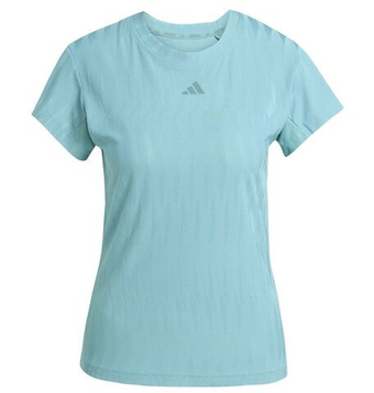 Женская теннисная футболка Adidas Climacool+ - powder teal