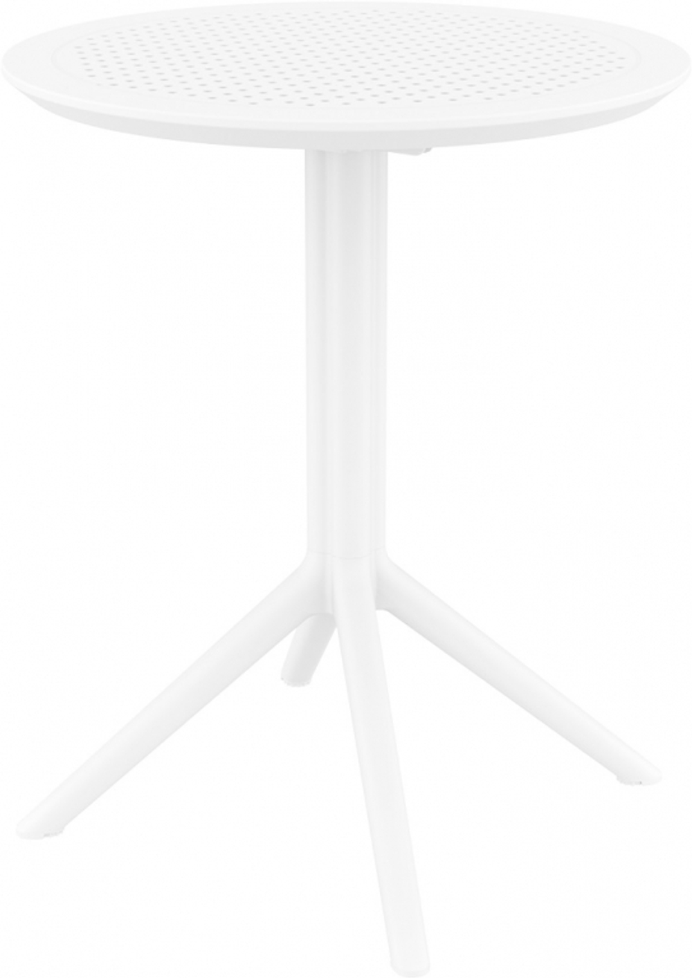 Стол пластиковый складной Siesta Contract Sky Folding Table Ø60, белый