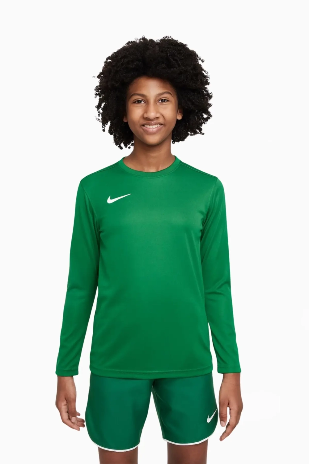 Футболка с длинными рукавами Nike Dry Park VII Детская - зеленый