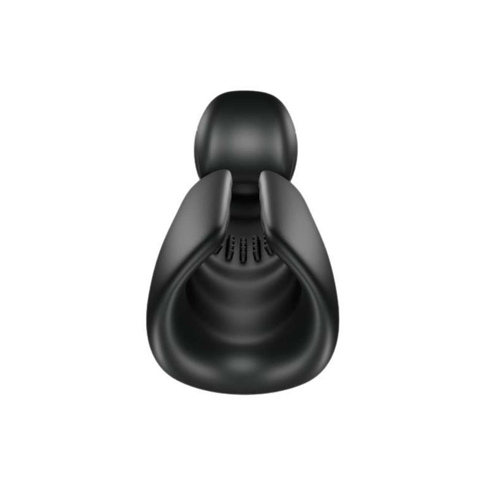 Черный мастурбатор SVibe Evo с вибрацией (Цвет: черный)
