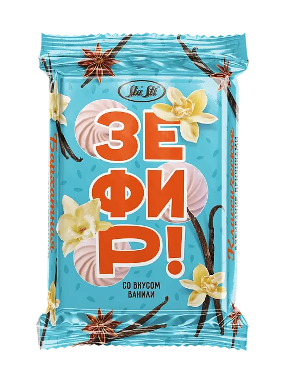 Зефир глазир,Sla Sti со вкусом ванили,2,5кг/793/СлаСти