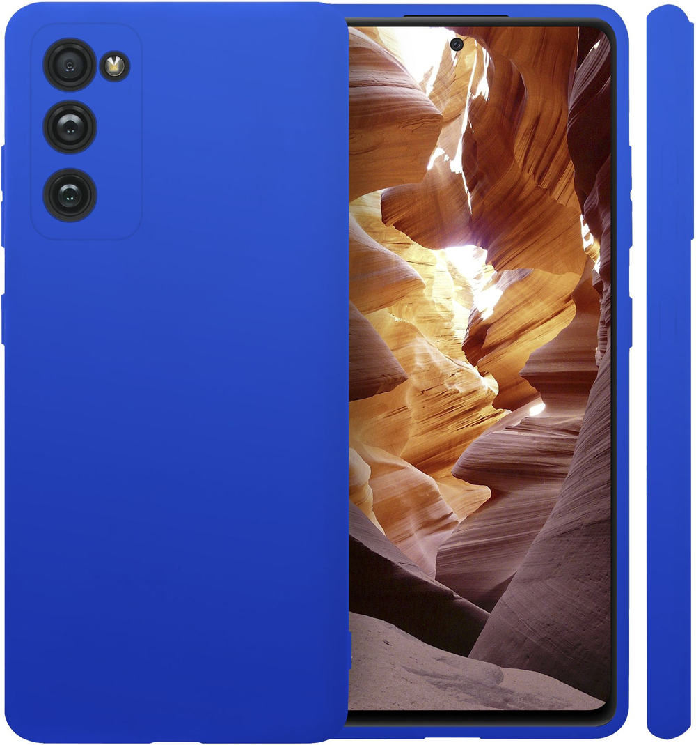 Мягкий Soft Touch чехол из силикона для SАMSUNG GАLAXY S20 FE с бархатной подкладкой