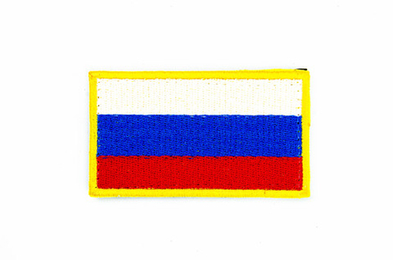 Шеврон Триколор яркий 4,5х8 см