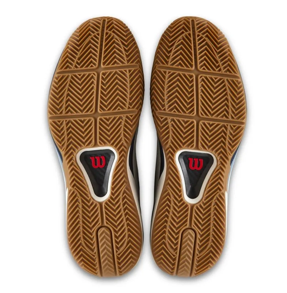 Мужские теннисные кроссовки Wilson Rush Tour 5 Clay - white/navy blazer/gum1a