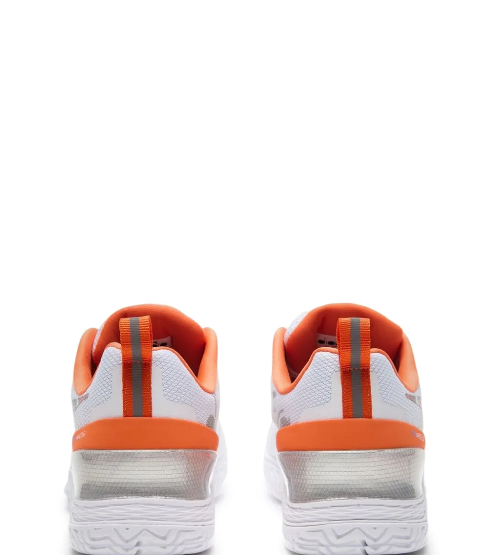 Женские теннисные кроссовки Diadora Blushield Torneo W AG - white/fiery red