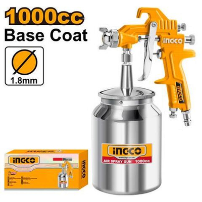 Краскопульт пневматический 1000мл. 1,8мм INGCO ASG3105