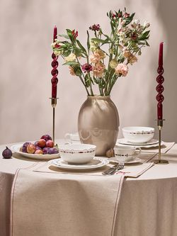 Салфетка под приборы Fancy Bows бежевого цвета из коллекции Essential, 35х45 см