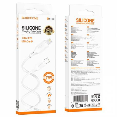 Кабель Type-C на Lightning Borofone BX113 (white)