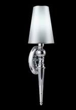 Настенный светильник Crystal Lux PER AP1 CHROME/SILVER