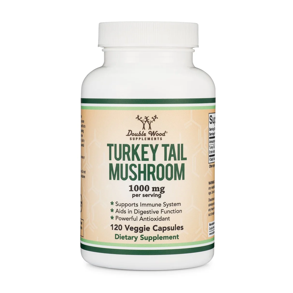 Double Wood Supplements - Turkey Tail Mushroom 120 capsules