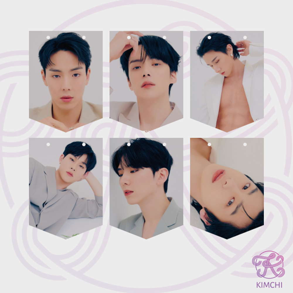 Набор флажков на веревке MONSTA X - One of a kind Набор флажков на веревке MONSTA X - One of a kind