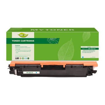 Тонер-картридж CE311A HP 126A/Canon 729 голубой 1k с чипом MyToner