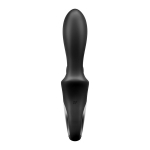 Черный анальный вибратор с функцией нагрева 20,6см Satisfyer Heat Climax+