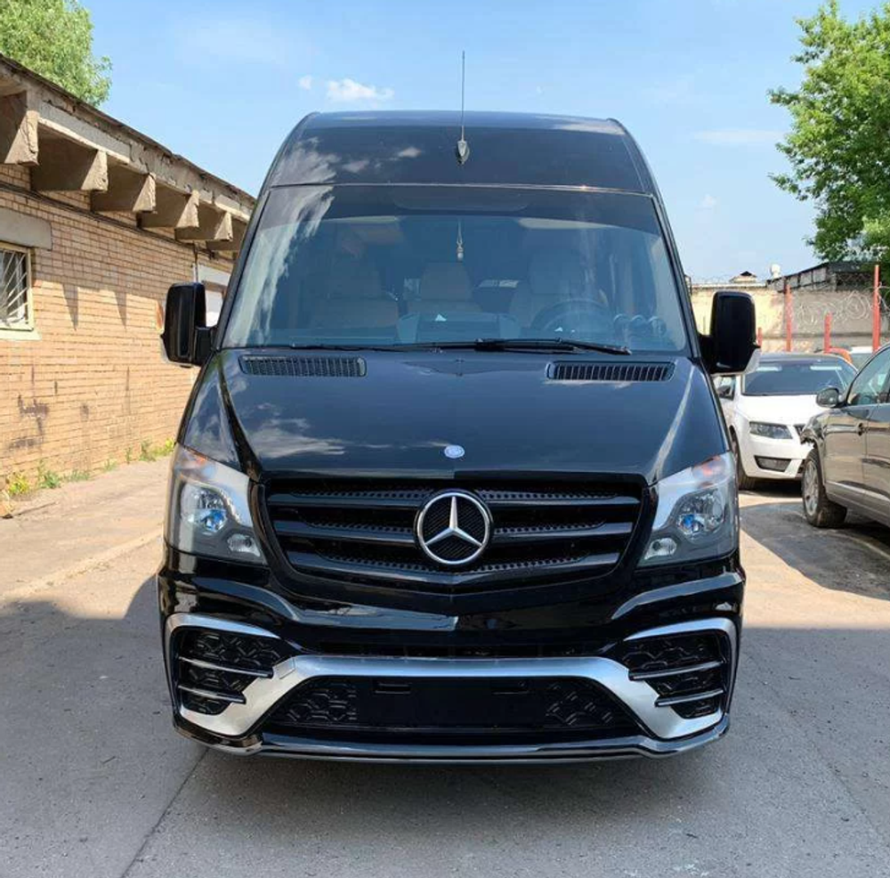 Бампер передний Elegance Mercedes sprinter W906
