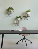 Кресло офисное пластиковое Scab Design Mentha Go Green, черный, лен