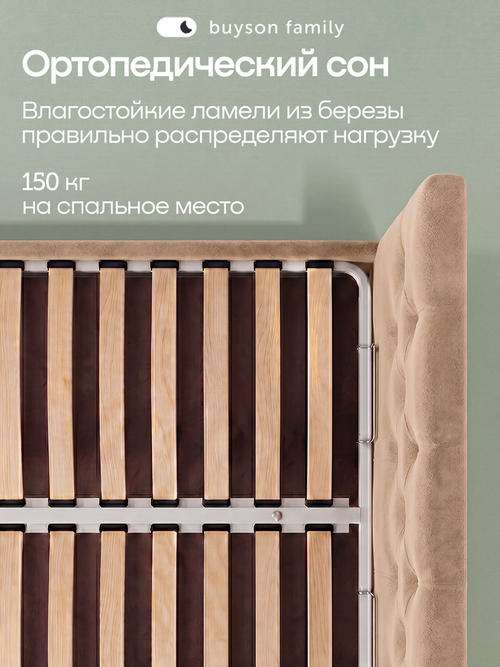 Кровать БайСтронг (велюр)
