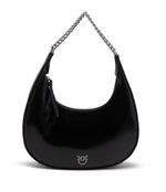 Кожаная сумка хобо brioche classic Pinko - черный(101526 A180)