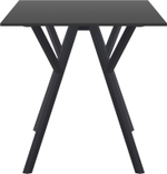 Стол пластиковый Siesta Contract Max Table 70, черный