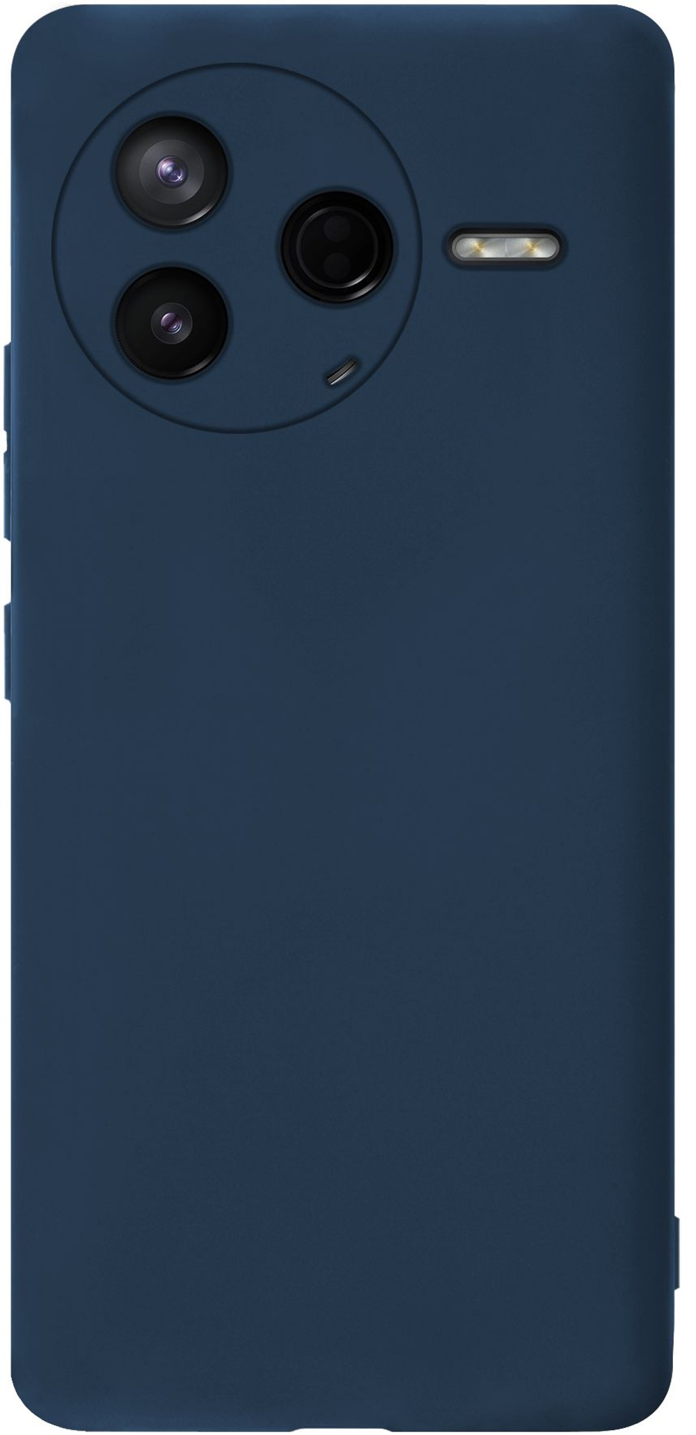 Мягкий Soft Touch чехол из силикона для XIAOMI POCO F7 PRO с бархатной подкладкой