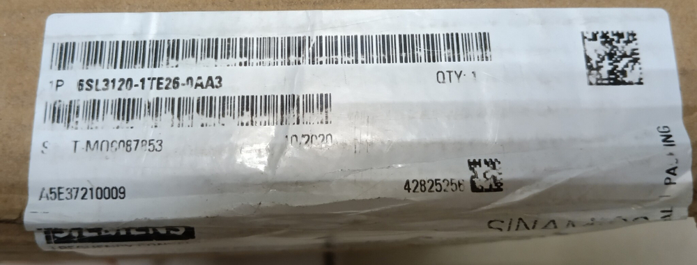 Siemens 6SL3120-1TE26-0AA3 + K1G220-AB73-11 (A5E00123738) новое