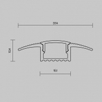 Профиль встраиваемый Maytoni Led Strip Встраиваемый в пол профиль 636023