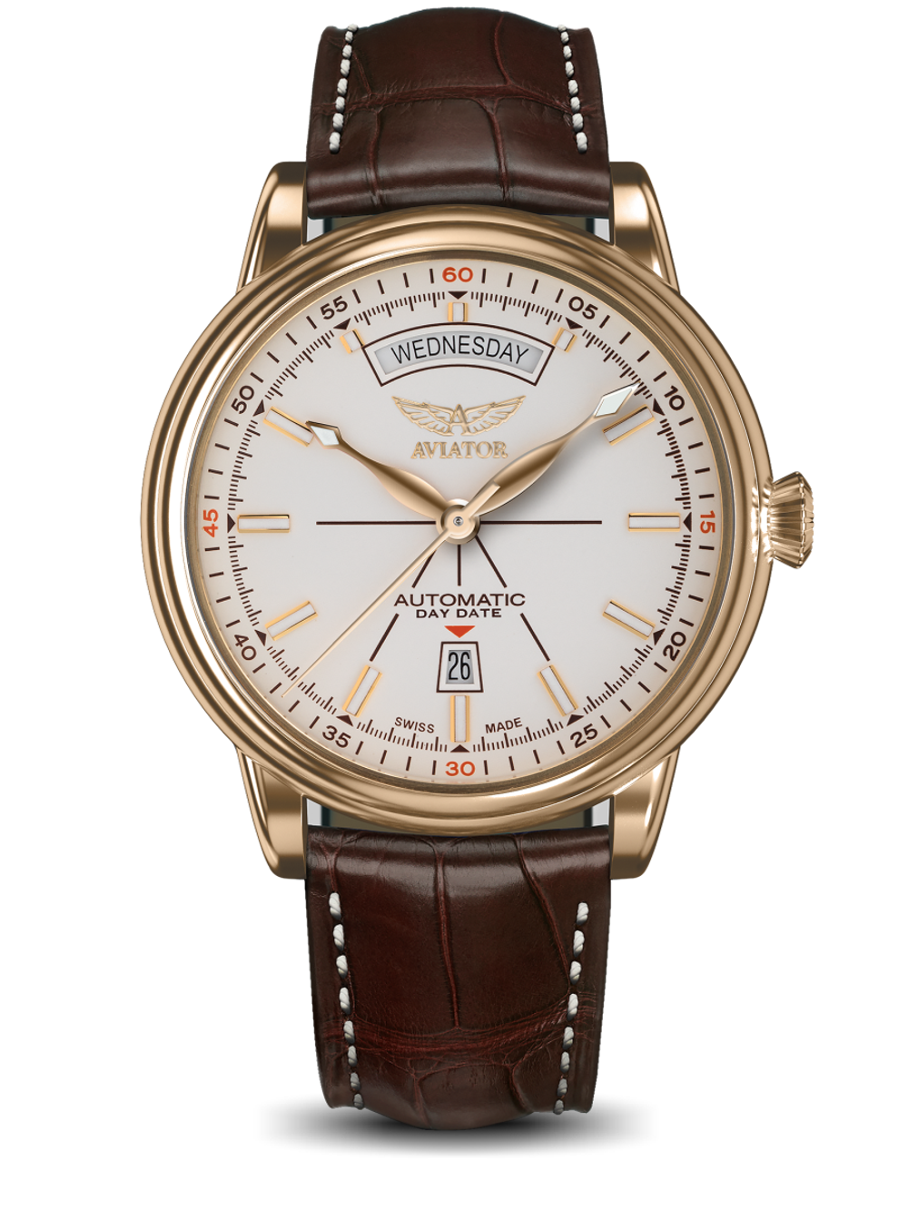 Чаcы механические AVIATOR DOUGLAS DAY DATE V.3.20.1.147.4 мужские