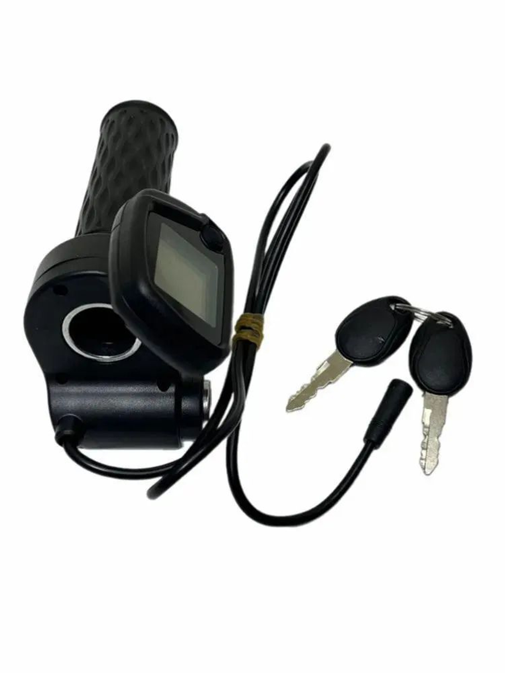 Ручка газа с дисплеем и замком зажигания 7pin для Kugoo Wish 01